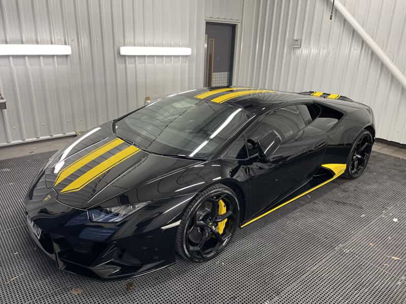 An image of a maserati car wrap.